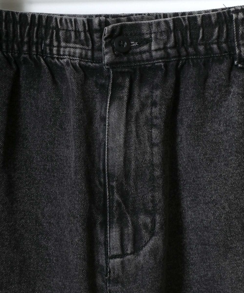 ANPAS(アンパス)の「Vintage Design Indigo Denim Cargo Half Pants/ヴィンテージデザイン インディゴ デニムカーゴパンツ ハーフパンツ メンズ レディース(デニムパンツ・メンズ・ブラック/サックスブルー/ブルー・LL/L/M)」の11枚目の写真