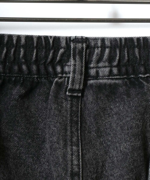 ANPAS(アンパス)の「Vintage Design Indigo Denim Cargo Half Pants/ヴィンテージデザイン インディゴ デニムカーゴパンツ ハーフパンツ メンズ レディース(デニムパンツ・メンズ・ブラック/サックスブルー/ブルー・LL/L/M)」の7枚目の写真