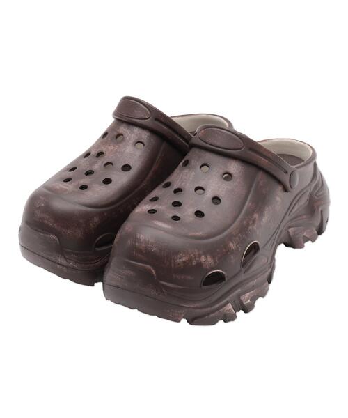 WEGO（ウィゴー）の「●WEGO/厚底グランジラバーサンダル（サンダル・レディース・ブラウン/ブラック・LARGE/SMALL/MEDIUM）」の22枚目の写真