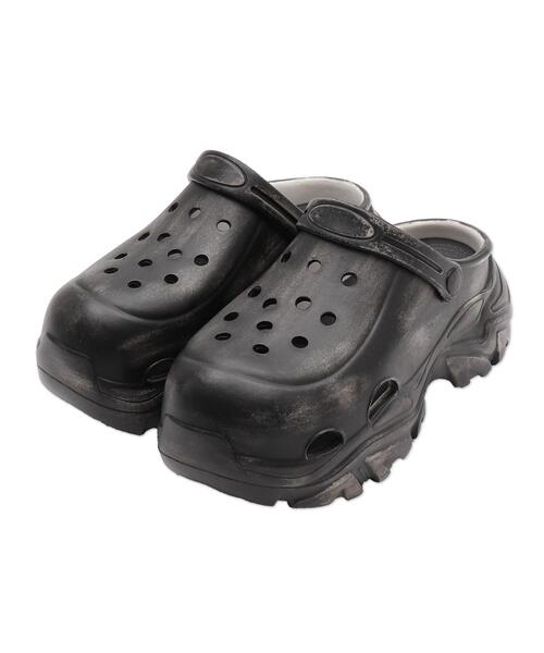 WEGO（ウィゴー）の「●WEGO/厚底グランジラバーサンダル（サンダル・レディース・ブラウン/ブラック・LARGE/SMALL/MEDIUM）」の21枚目の写真