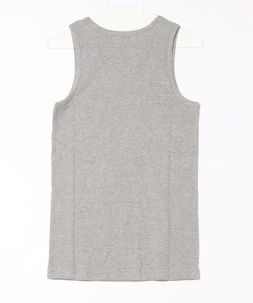 Revo.（レボ）の「スリムフィット テレコ リブ ノースリーブ タンクトップ（タンクトップ・メンズ・グレー/ホワイト/チャコール/ブラック・L/LL/M）」の5枚目の写真