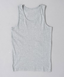 Revo. | スリムフィット テレコ リブ ノースリーブ タンクトップ(タンクトップ)