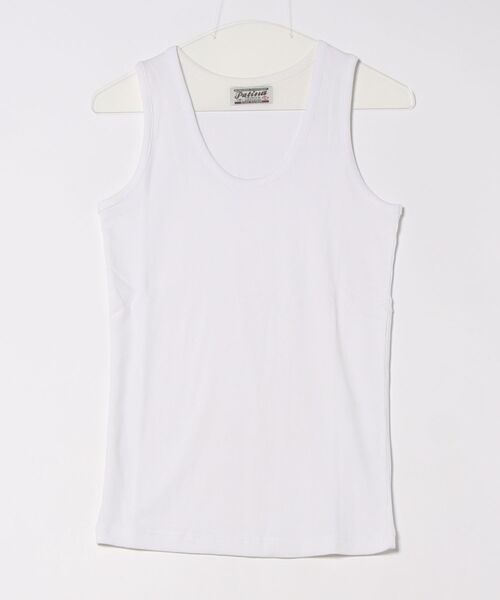 Revo.（レボ）の「スリムフィット テレコ リブ ノースリーブ タンクトップ（タンクトップ・メンズ・グレー/ホワイト/チャコール/ブラック・L/LL/M）」の8枚目の写真