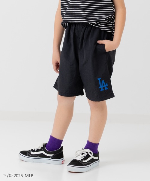 セール】〈MLB〉刺繍ロゴ ナイロンハーフパンツ（その他パンツ