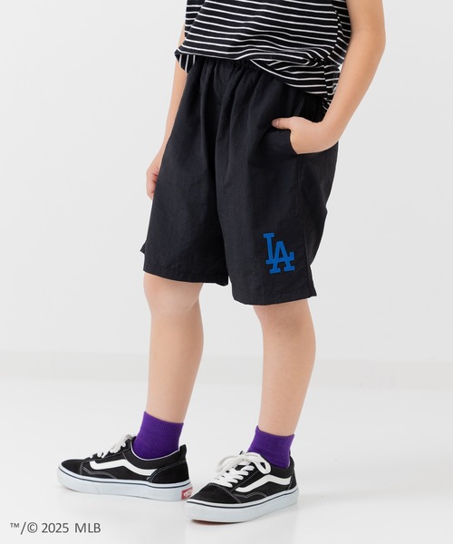 セール】〈MLB〉刺繍ロゴ ナイロンハーフパンツ（その他パンツ