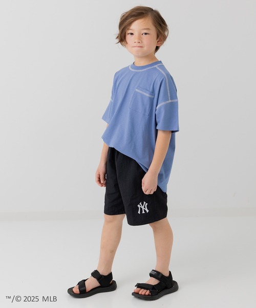 セール】〈MLB〉刺繍ロゴ ナイロンハーフパンツ（その他パンツ