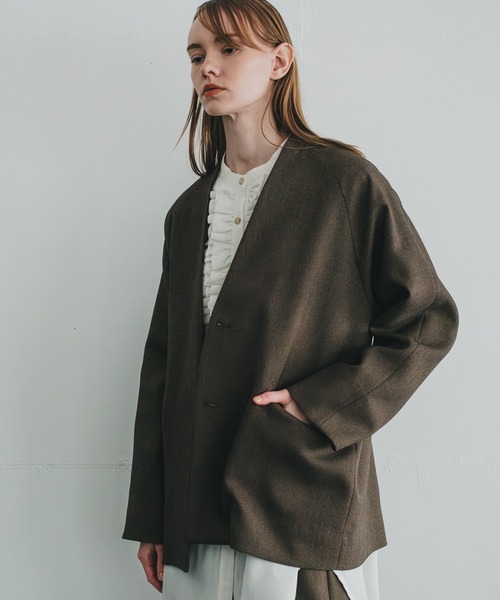 ツィードオーバージャケットコート ツィードオーバージャケットコート ツィードオーバージャケットコート