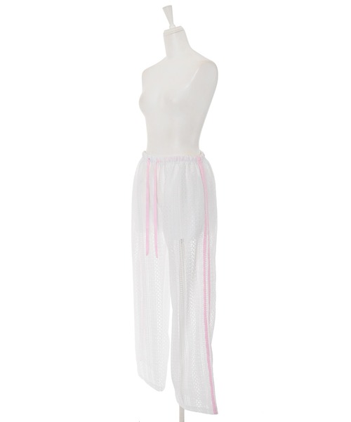 Narcissus(ナルシス)の「レースラインパンツ リラックス(その他パンツ・レディース・ブラック/ホワイト・FREE)」の11枚目の写真