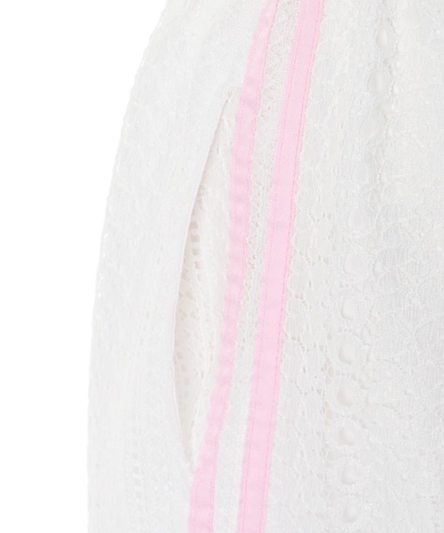 Narcissus(ナルシス)の「レースラインパンツ リラックス(その他パンツ・レディース・ブラック/ホワイト・FREE)」の3枚目の写真