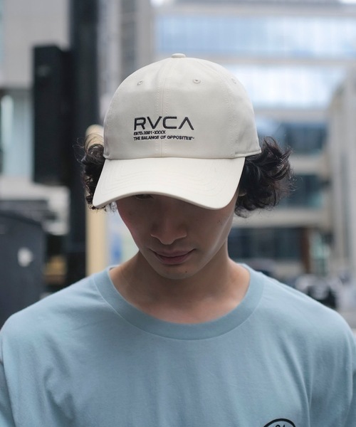 RVCA（ルーカ）の「RVCA メンズ BALANCE CREST CAP キャップ 【2025年夏モデル】（キャップ・メンズ・ブラック/チョコ/オフホワイト/ネイビー・FREE）」の2枚目の写真