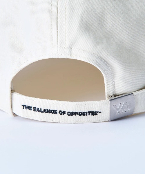 RVCA（ルーカ）の「RVCA メンズ BALANCE CREST CAP キャップ 【2025年夏モデル】（キャップ・メンズ・ブラック/チョコ/オフホワイト/ネイビー・FREE）」の11枚目の写真