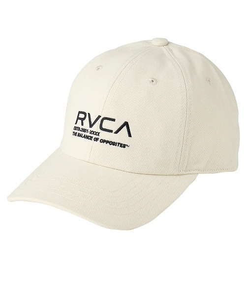 RVCA（ルーカ）の「RVCA メンズ BALANCE CREST CAP キャップ 【2025年夏モデル】（キャップ・メンズ・ブラック/チョコ/オフホワイト/ネイビー・FREE）」の5枚目の写真