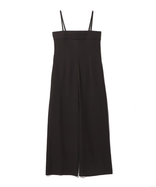 ESTNATION（エストネーション）の「ESTNATION / ドライジョーゼットジャージー オールインワン（ワンピース・レディース・ネイビー/ブラウン・36/38）」の3枚目の写真