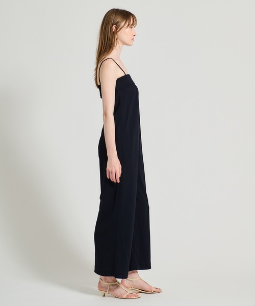 ESTNATION（エストネーション）の「ESTNATION / ドライジョーゼットジャージー オールインワン（ワンピース・レディース・ネイビー/ブラウン・36/38）」の9枚目の写真