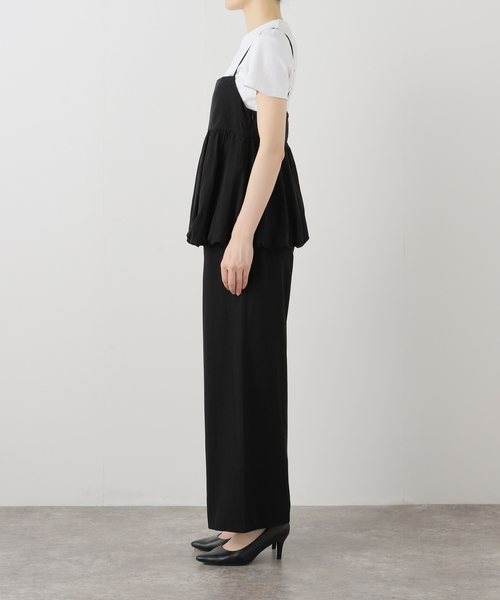 ✨未使用✨Spick＆Span　コットン 半袖ジャンプスーツ　ブラック　38 ✨未使用✨Spick＆Span コットン 半袖ジャンプスーツ ブラック