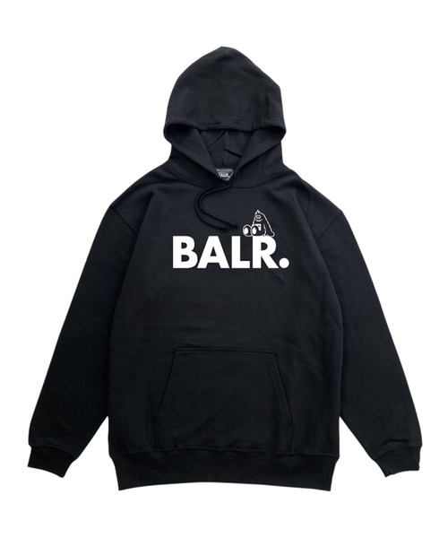 BALR. ロゴ入り長袖スウェット 関税送料込み BALR. ボーラー ロンT メンズ カットソー クルーネック 長袖T