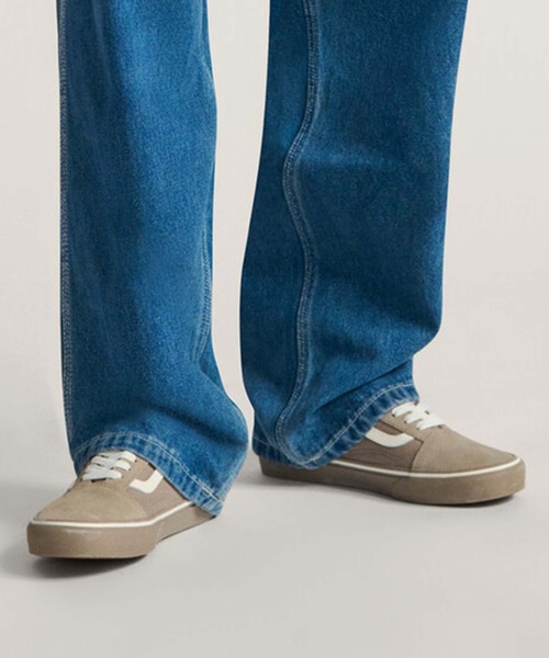 VANS（バンズ）の「オールドスクール（スニーカー・メンズ・スカイブルー/グレー・4/4.5/5/5.5/6/6.5/7/7.5/8/8.5/9.5/9/10/10.5/11/11.5/12）」の2枚目の写真