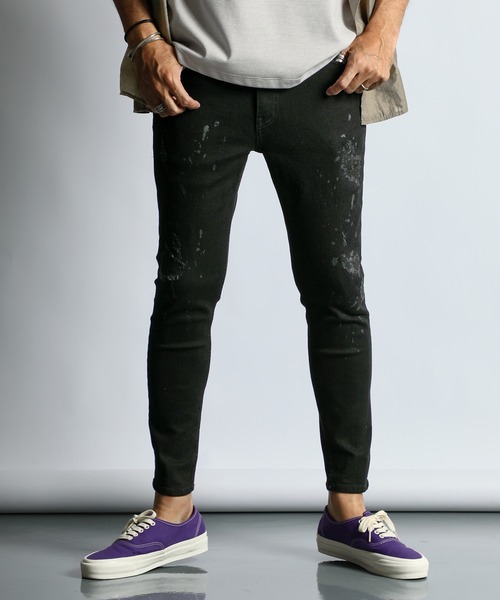 セール】【WEB限定アイテム】「GUM STRETCH DENIM」REPAIR＆PAINT 5PKT