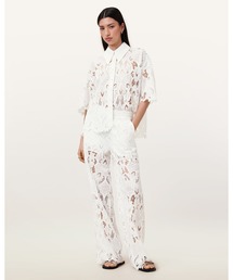 CHARLI EMBROIDERED STRAIGHT FIT TROUSERS | CHARLI 刺繍入り ストレート フィット トラウザー