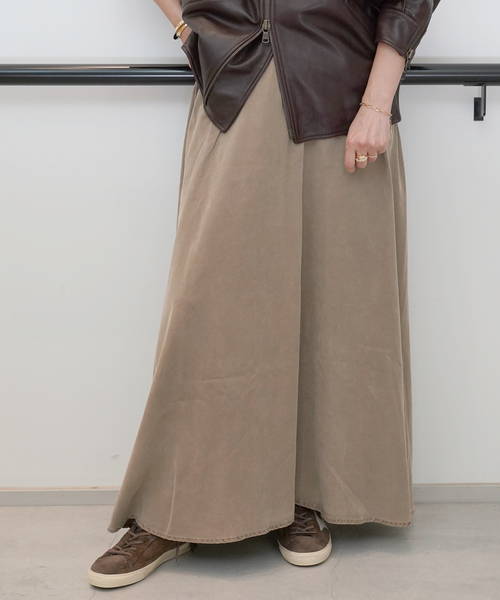 Deuxieme Classe（ドゥーズィエムクラス）の「追加【ASHER LA/アッシャー エルエー】FLARE SKIRT（スカート・レディース・ブラウン系その他・FREE）」の2枚目の写真