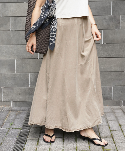 Deuxieme Classe（ドゥーズィエムクラス）の「追加【ASHER LA/アッシャー エルエー】FLARE SKIRT（スカート・レディース・ブラウン系その他・FREE）」の12枚目の写真