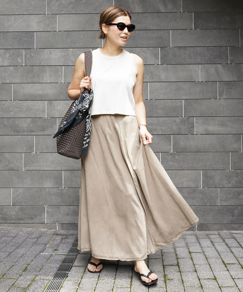 Deuxieme Classe（ドゥーズィエムクラス）の「追加【ASHER LA/アッシャー エルエー】FLARE SKIRT（スカート・レディース・ブラウン系その他・FREE）」の13枚目の写真