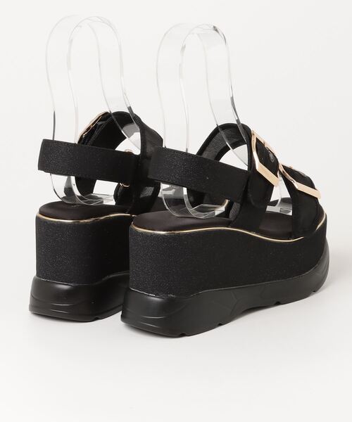 Sugar Sugar(シュガーシュガー)の「SUGARSUGAR/厚底スニーカーソールサンダル(サンダル・レディース・ピンク/ベージュ/ブラック・M/L/LL/S)」の4枚目の写真