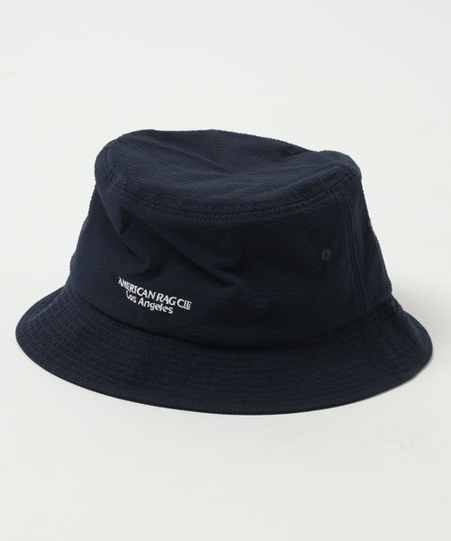 AMERICAN RAG CIE（アメリカンラグシー）の「【AMERICAN RAG CIE】Seersucke Hat（ユニセックス）（ハット・レディース・ネイビー/ボルドー・FREE）」の10枚目の写真