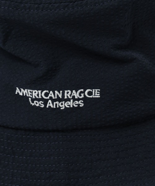 AMERICAN RAG CIE（アメリカンラグシー）の「【AMERICAN RAG CIE】Seersucke Hat（ユニセックス）（ハット・レディース・ネイビー/ボルドー・FREE）」の9枚目の写真