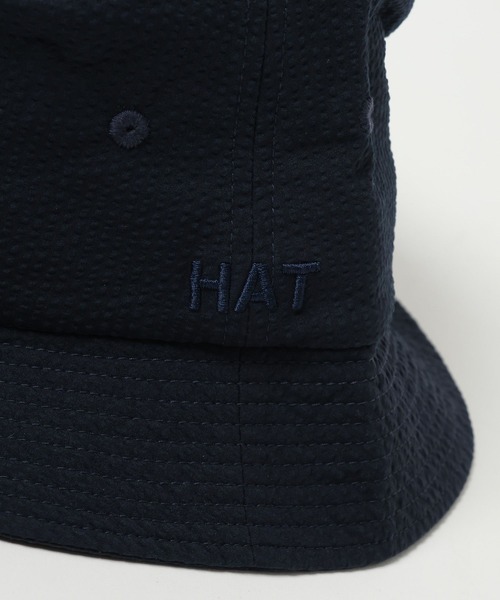 AMERICAN RAG CIE（アメリカンラグシー）の「【AMERICAN RAG CIE】Seersucke Hat（ユニセックス）（ハット・レディース・ネイビー/ボルドー・FREE）」の8枚目の写真