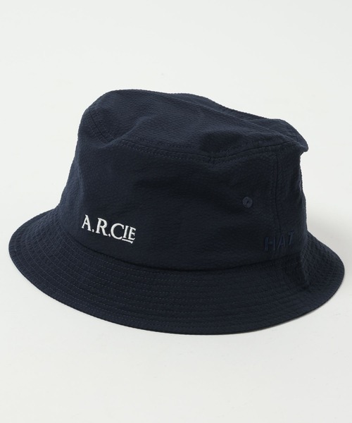 AMERICAN RAG CIE（アメリカンラグシー）の「【AMERICAN RAG CIE】Seersucke Hat（ユニセックス）（ハット・レディース・ネイビー/ボルドー・FREE）」の6枚目の写真