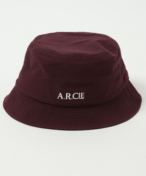 AMERICAN RAG CIE（アメリカンラグシー）の「【AMERICAN RAG CIE】Seersucke Hat（ユニセックス）（ハット・レディース・ネイビー/ボルドー・FREE）」の4枚目の写真