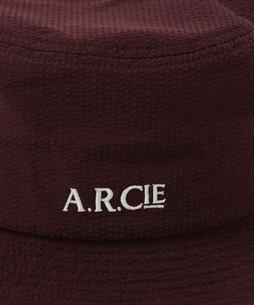 AMERICAN RAG CIE（アメリカンラグシー）の「【AMERICAN RAG CIE】Seersucke Hat（ユニセックス）（ハット・レディース・ネイビー/ボルドー・FREE）」の3枚目の写真