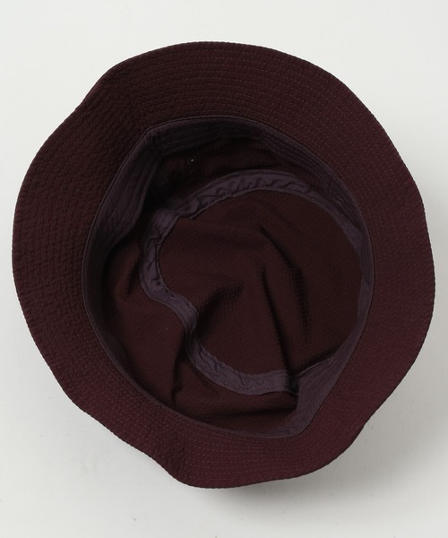 AMERICAN RAG CIE（アメリカンラグシー）の「【AMERICAN RAG CIE】Seersucke Hat（ユニセックス）（ハット・レディース・ネイビー/ボルドー・FREE）」の12枚目の写真