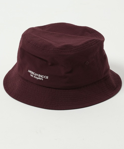 AMERICAN RAG CIE（アメリカンラグシー）の「【AMERICAN RAG CIE】Seersucke Hat（ユニセックス）（ハット・レディース・ネイビー/ボルドー・FREE）」の11枚目の写真