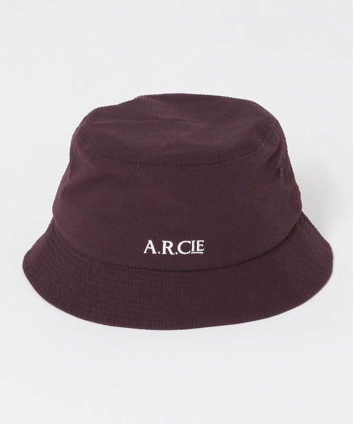 AMERICAN RAG CIE(アメリカンラグシー)の「【AMERICAN RAG CIE】Seersucke Hat(ユニセックス)(ハット・レディース・ネイビー/ボルドー・FREE)」の3枚目の写真