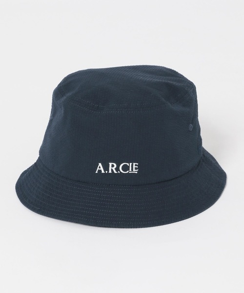 AMERICAN RAG CIE(アメリカンラグシー)の「【AMERICAN RAG CIE】Seersucke Hat(ユニセックス)(ハット・レディース・ネイビー/ボルドー・FREE)」の4枚目の写真