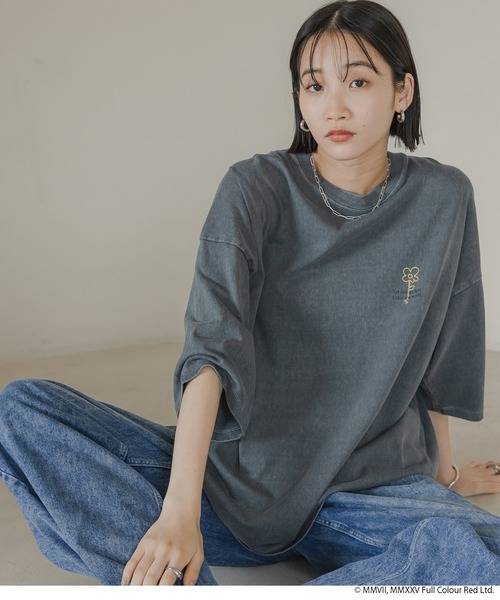 LOWRYS FARM(ローリーズファーム)の「BRANDALISEDカコウSS 572379(Tシャツ/カットソー・メンズ・ブラック/ブラック系その他/グレー/パープル・MEDIUM/LARGE)」の3枚目の写真