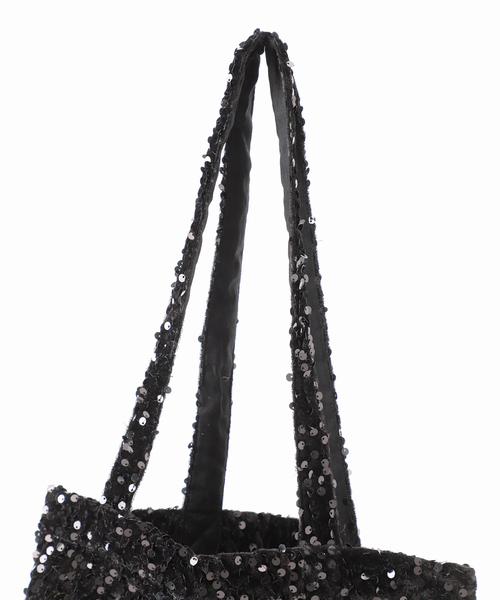 Uhr（ウーア）の「Uhr/ウーア 別注Spangle Velour Tote（トートバッグ・レディース・グレー/ブラック系その他・FREE）」の7枚目の写真