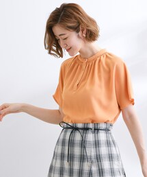 LEONARD トップス カットソー 花柄 総柄 オレンジ系 L 楽天市場】レオナール（シャツ・ブラウス｜トップス