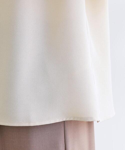 grove(グローブ)の「【さらりと着られる/二の腕カバー】多機能ドルマンスリーブブラウス(シャツ/ブラウス・レディース・チャコールグレー/ナチュラル/オレンジ系/ホワイト系5/ブラック系・02/03/05/04/01)」の13枚目の写真