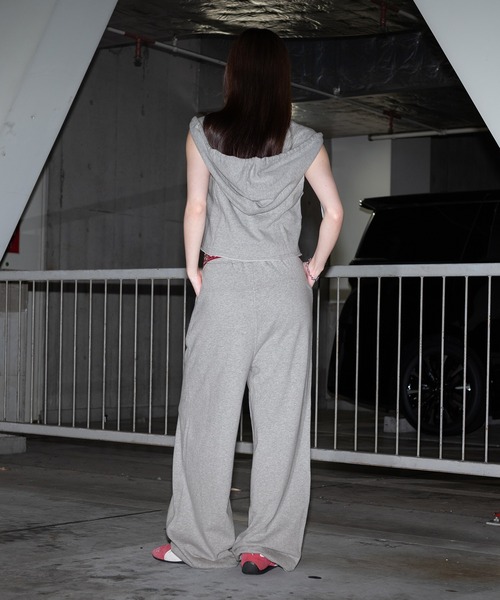 apres jour mignon(アプレジュールミニョン)の「カッティングスウェットパンツ【ZOZOTOWN限定アイテム】(その他パンツ・レディース・杢グレー/ブラック系その他/ブラウン系その他・SMALL/MEDIUM/X-LARGE)」の21枚目の写真