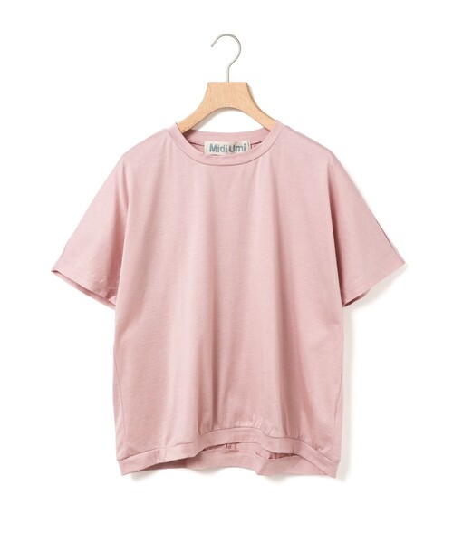 MidiUmi(ミディウミ)の「MidiUmi ギャザードルマンスリーブプルオーバー(Tシャツ/カットソー・レディース・ピンク/ブラウン/オフホワイト/ライトグレー/ブラック・FREE)」の5枚目の写真