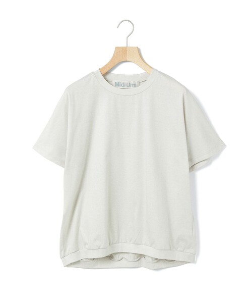 MidiUmi(ミディウミ)の「MidiUmi ギャザードルマンスリーブプルオーバー(Tシャツ/カットソー・レディース・ピンク/ブラウン/オフホワイト/ライトグレー/ブラック・FREE)」の3枚目の写真