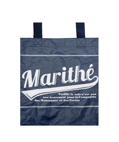 MARITHE + FRANCOIS GIRBAUD(マリテフランソワジルボー)の「TARPAULIN BIG SHOPPER BAG(エコバッグ/サブバッグ・レディース・ピンク/ネイビー/ホワイト・フリー)」の14枚目の写真