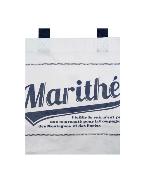 MARITHE + FRANCOIS GIRBAUD(マリテフランソワジルボー)の「TARPAULIN BIG SHOPPER BAG(エコバッグ/サブバッグ・レディース・ピンク/ネイビー/ホワイト・フリー)」の20枚目の写真