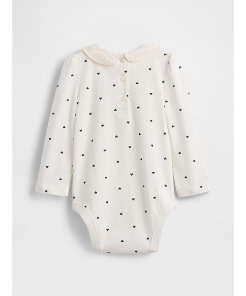 GAP（ギャップ）の「はじめてのお気に入り オーガニックコットン100% ボディスーツ (ベビー)（ロンパース・キッズ・ピンク/オフホワイト・50cm/60cm/70cm/80ｃｍ/90cm）」の3枚目の写真