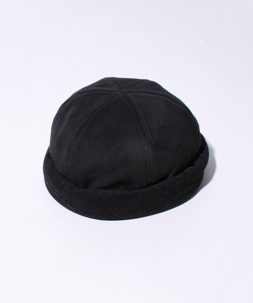 GLOSTER（グロスター）の「【GLOSTER/グロスター】コンビネーションロールキャップ 異素材ミックス スエード×コーデュロイ（キャップ・メンズ・ブラック/ブラウン/グレー・FREE）」の7枚目の写真