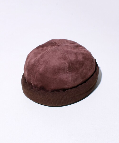 GLOSTER（グロスター）の「【GLOSTER/グロスター】コンビネーションロールキャップ 異素材ミックス スエード×コーデュロイ（キャップ・メンズ・ブラック/ブラウン/グレー・FREE）」の14枚目の写真
