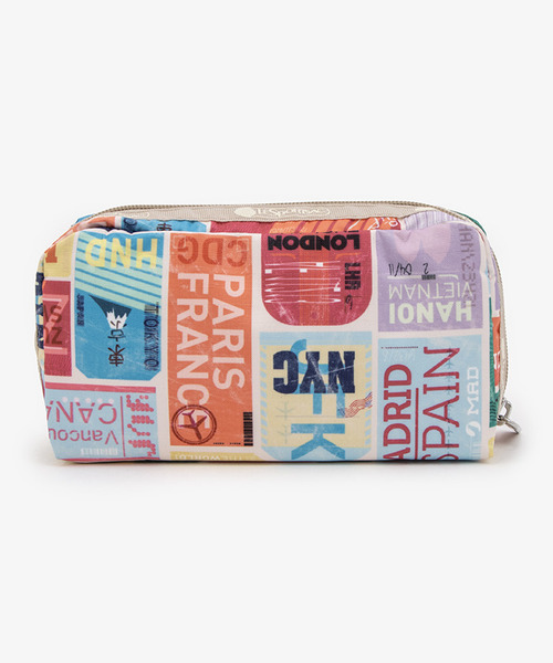 ❇️レア❇️未使用タグ付き❇️レスポートサック❤️ユミエカザマ⭐コラボポーチ３点 RECTANGULAR COSMETIC トラベルタグズ（ポーチ）｜LeSportsac